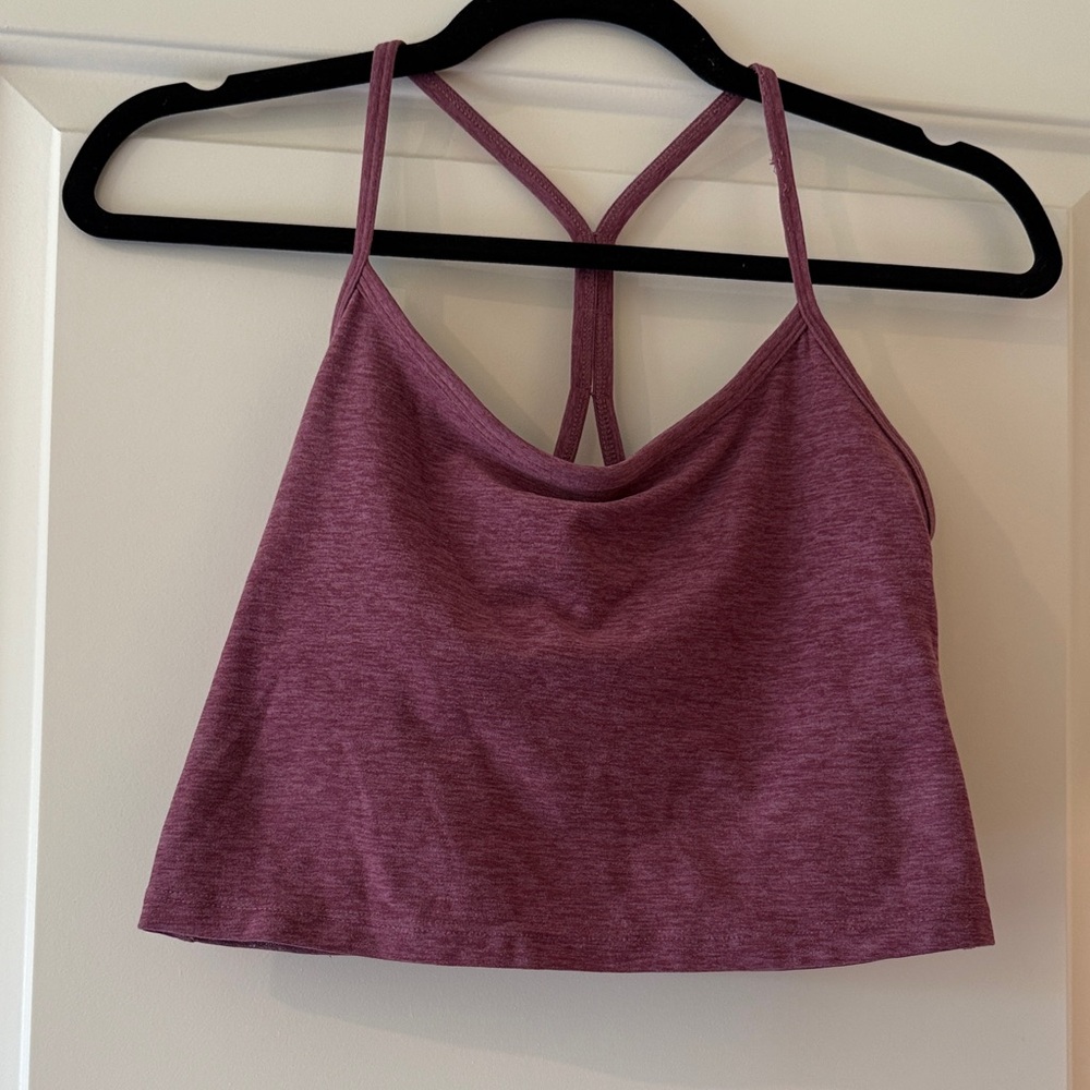 Beyond Yoga Mauve Strappy Sports Bra